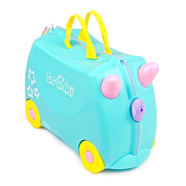Kinderkoffer – Einhorn Una + Aufkleber