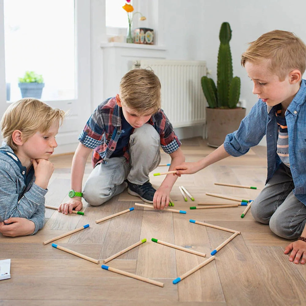 Puzzlespiel mit Streichhölzern