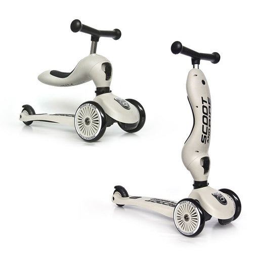 Roller und Fahrrad 2in1 Highwaykick  1-5 Jahre - Ash - Tublu.de