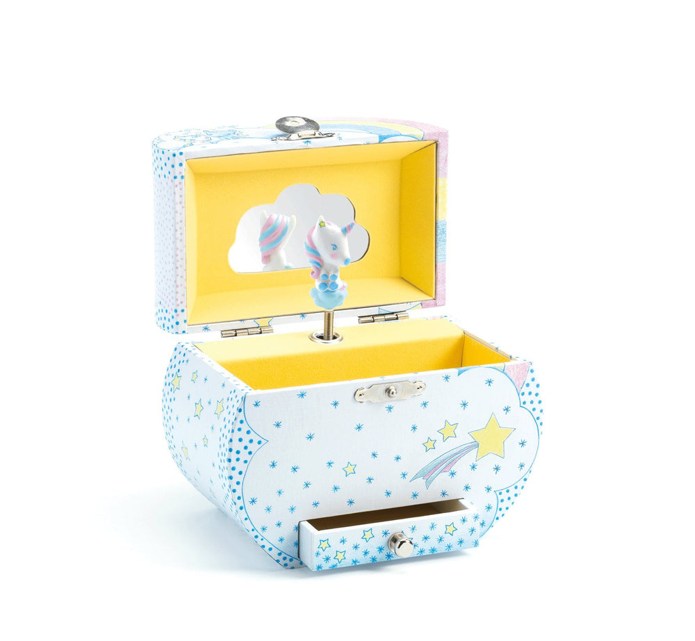 Schatulle mit Spieluhr  – Einhorn - Tublu.de