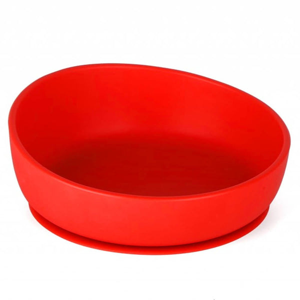 Esslernschüssel für Babys Doidy Bowl – rot
