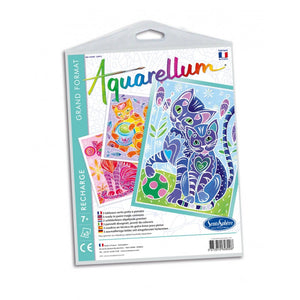 Aquarellum Set – „Katzen” Malvorlagen