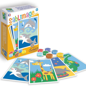 Sablimage Set – „Exotische Tiere” Sandmalerei