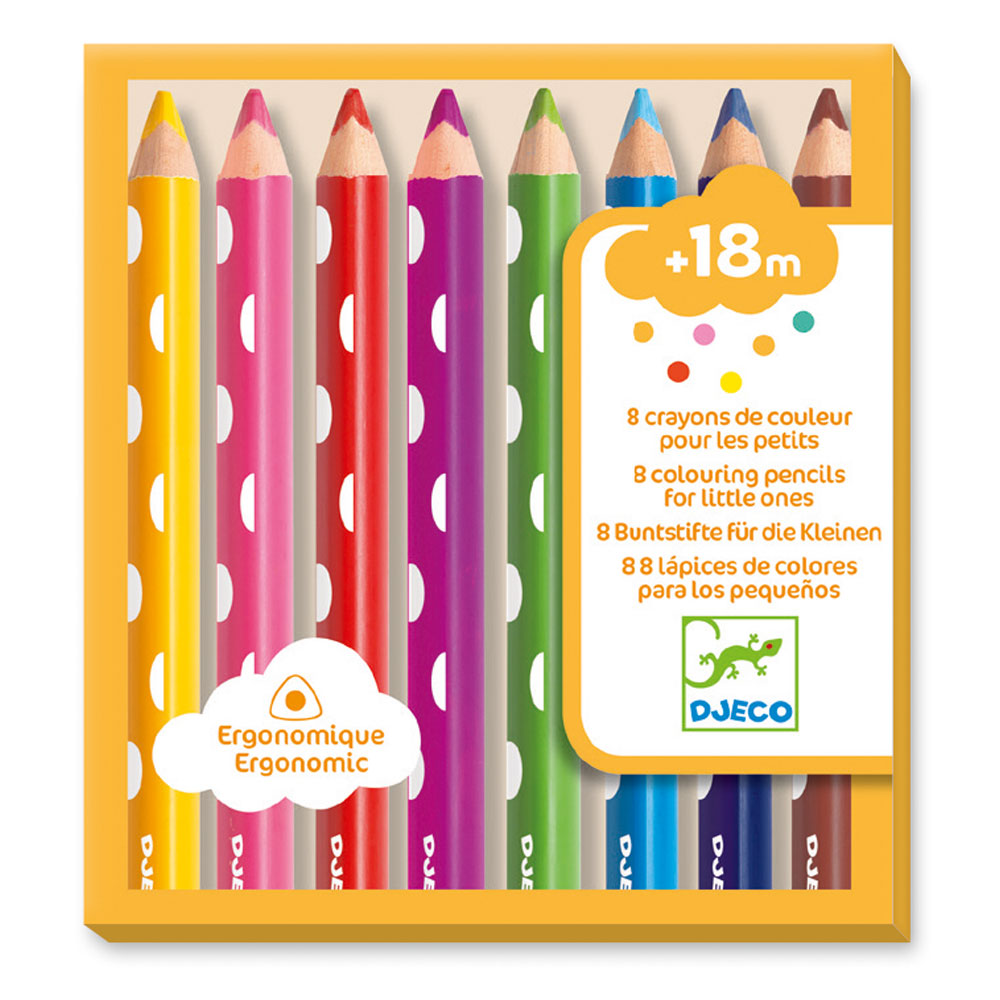 Set mit 8 Buntstiften für Kleinkinder - Tublu.de