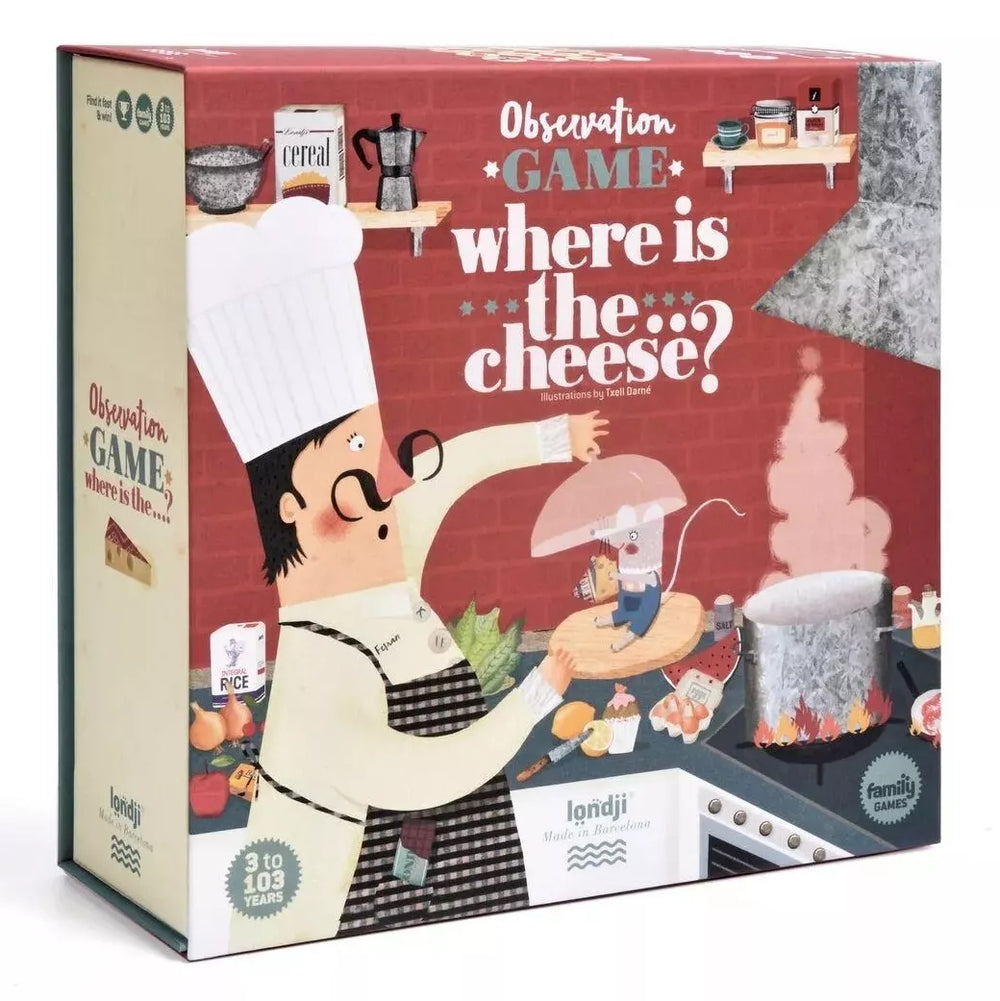 Beobachtungsspiel – Wo ist der Käse?