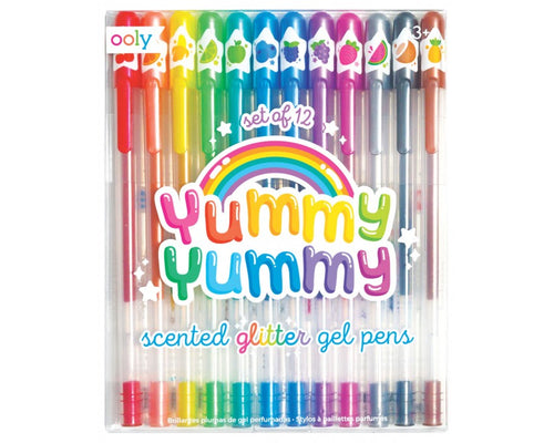 Duftende Gelkugelschreiber mit Glitzer