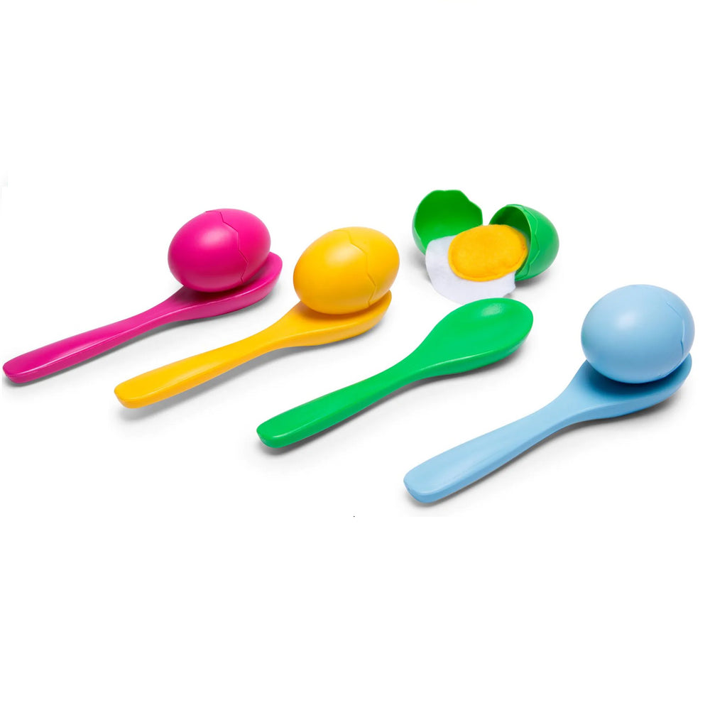Spiel Rennen – Ei auf dem Löffel