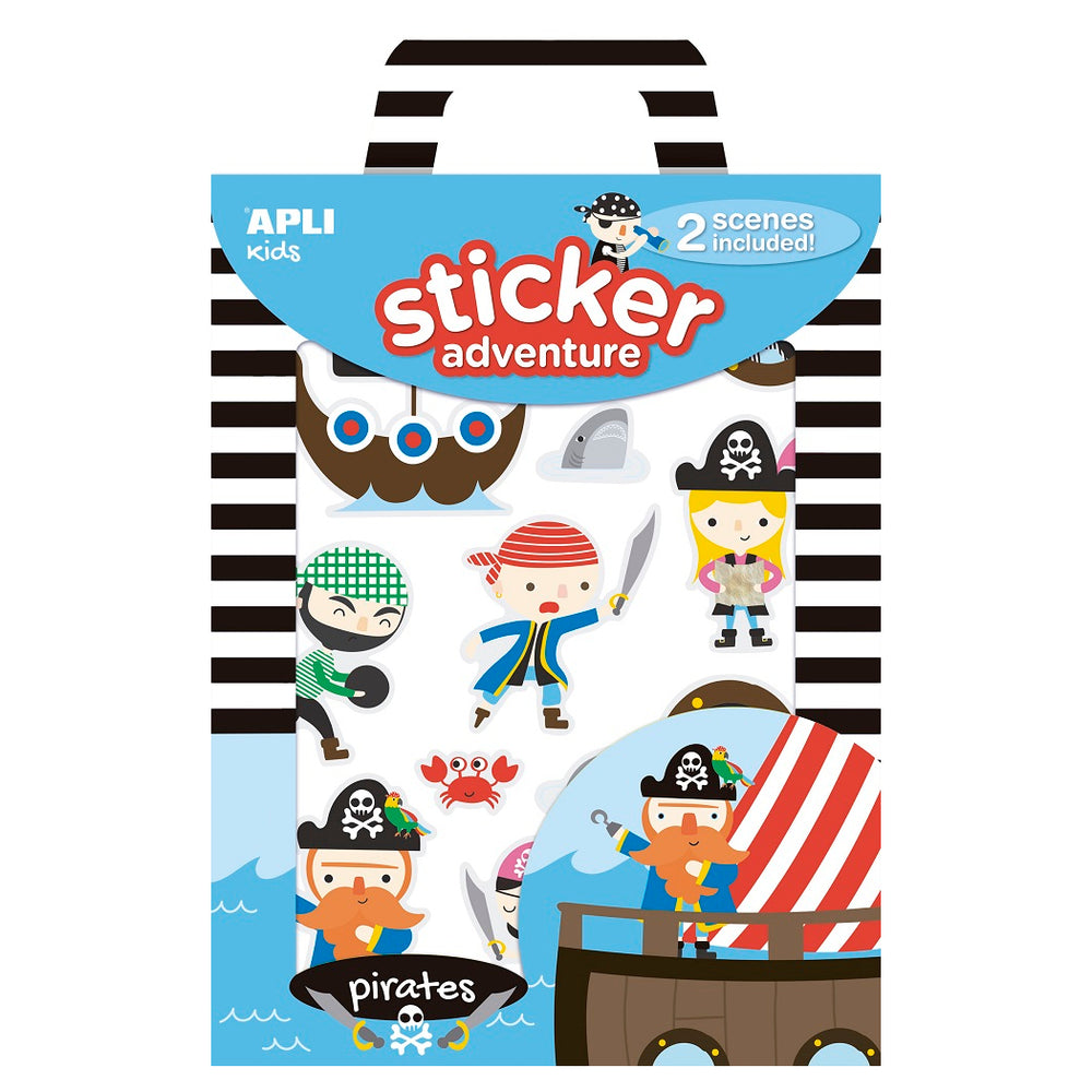 Stickerset mit 2 Platten – Piraten