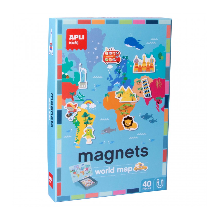Magnetisches Puzzle – Weltkarte