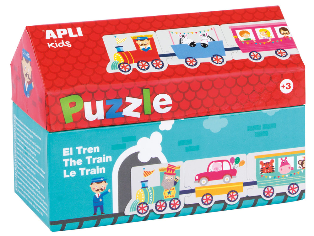 Puzzle im Kartonhaus – Zug 3+ - Tublu.de