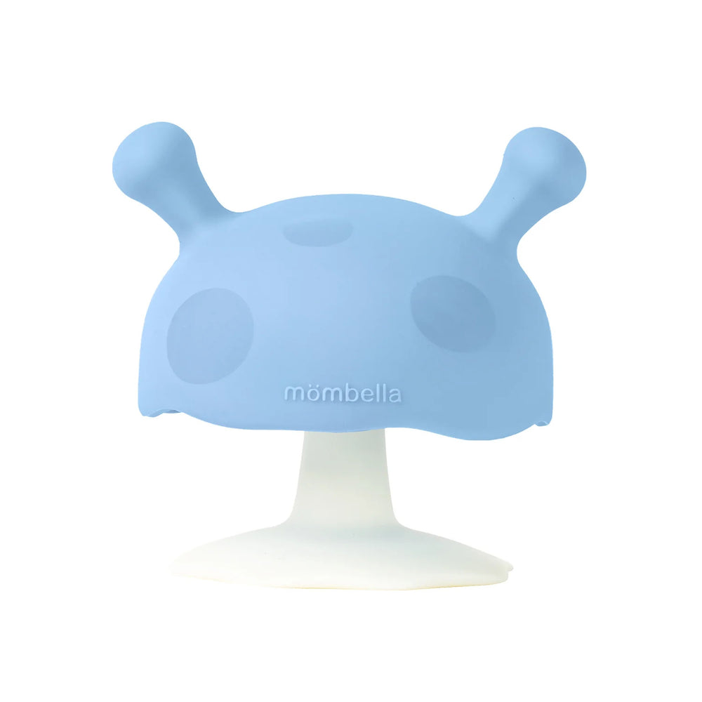 Gryzak Uspokajający Mombella - Mushroom Light Blue - Tublu.de