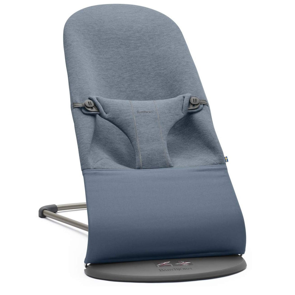 Babywippe BLISS 3D – Blau Jersey