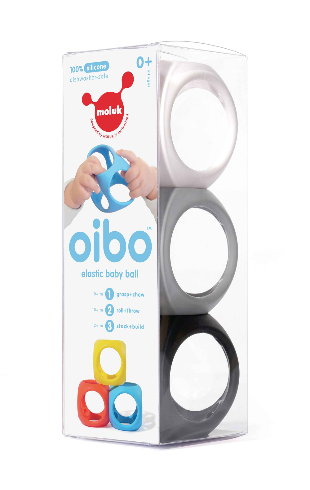 Oibo Kreativspielzeug 3er-Pack – einfarbige Farben