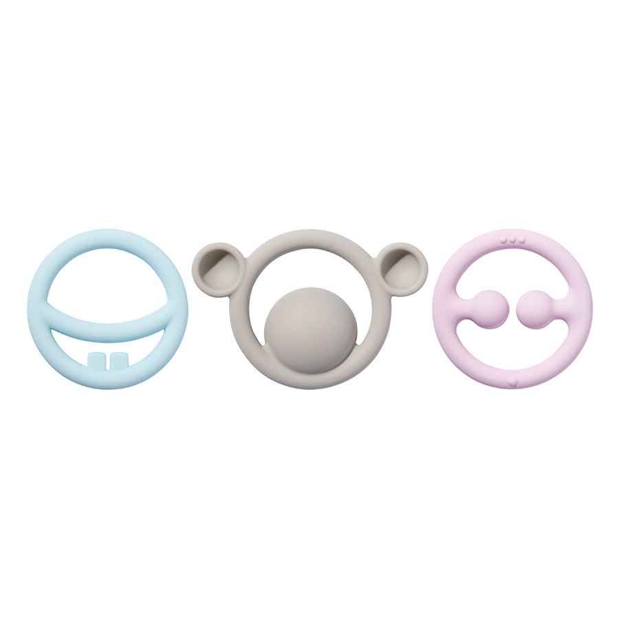Nigi, Nagi & Nogi Beißringe – Pastellfarben