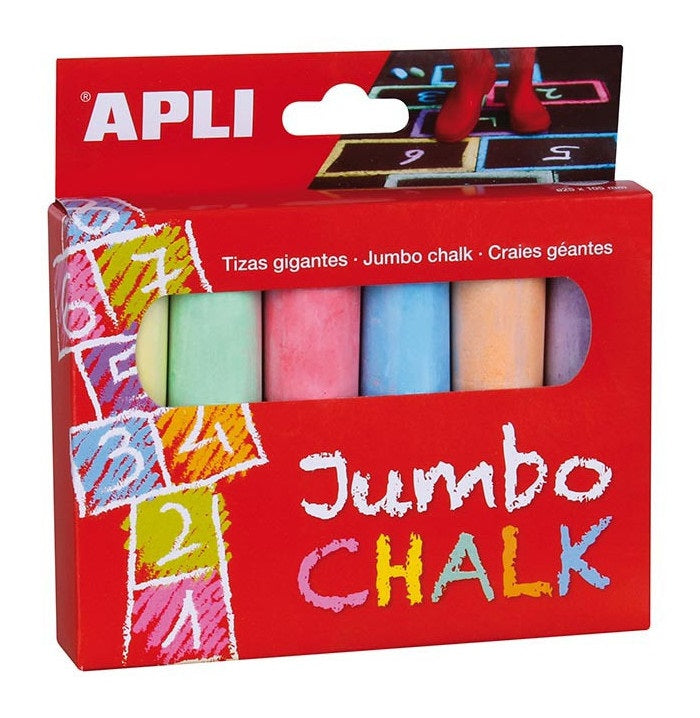 Jumbo-Kreide – 6 Farben - Tublu.de