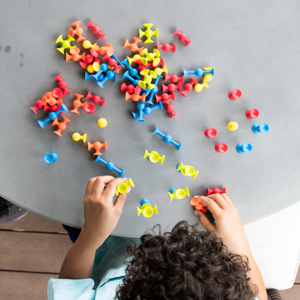 Mini-Saugnapf-Bausteine Squigz 75 Teile