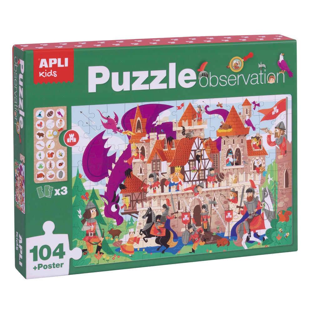 Beobachtungspuzzle – Schloss 104 Teile 5+