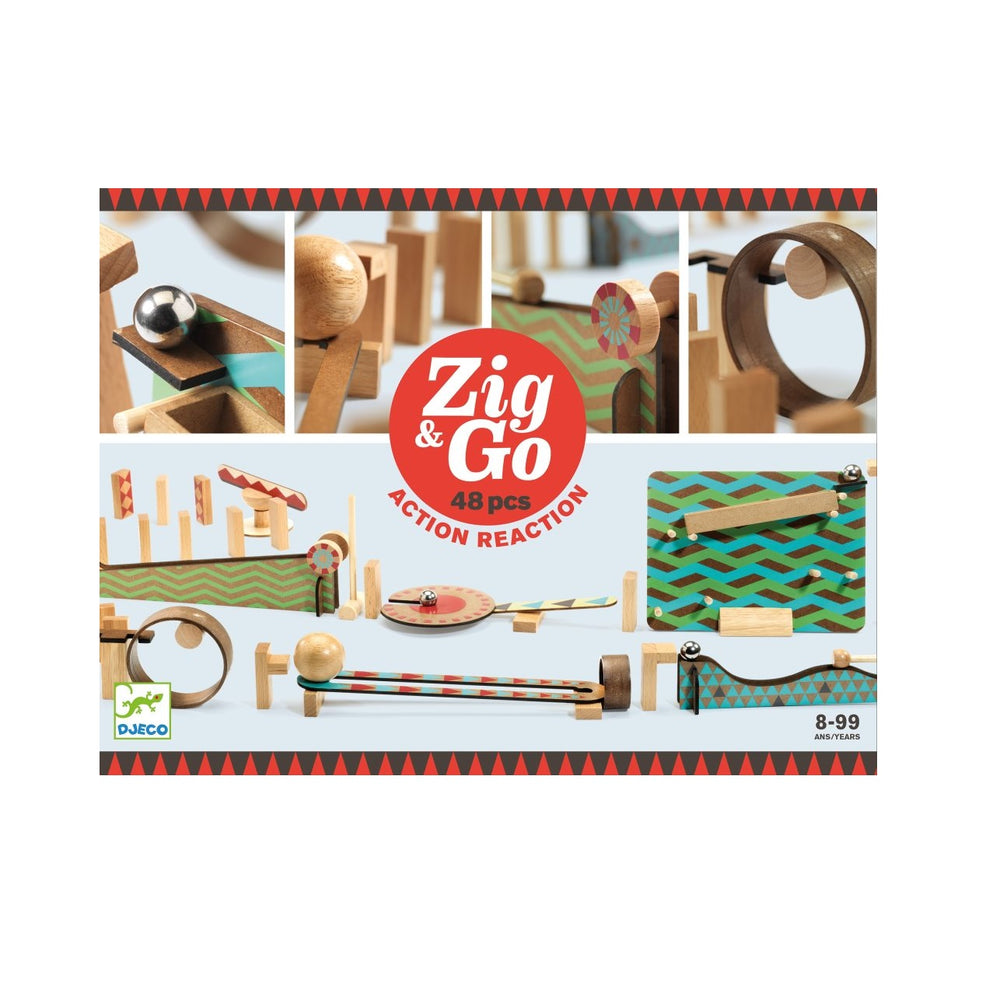Zig&Go-Bahnbau-Set  - 48 Teile