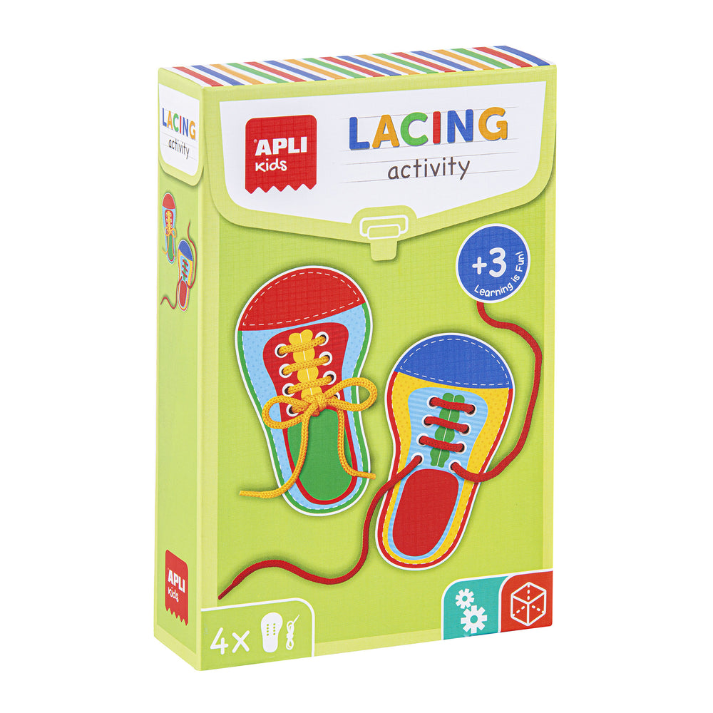 Set zum Erlernen des Schuhbindens
