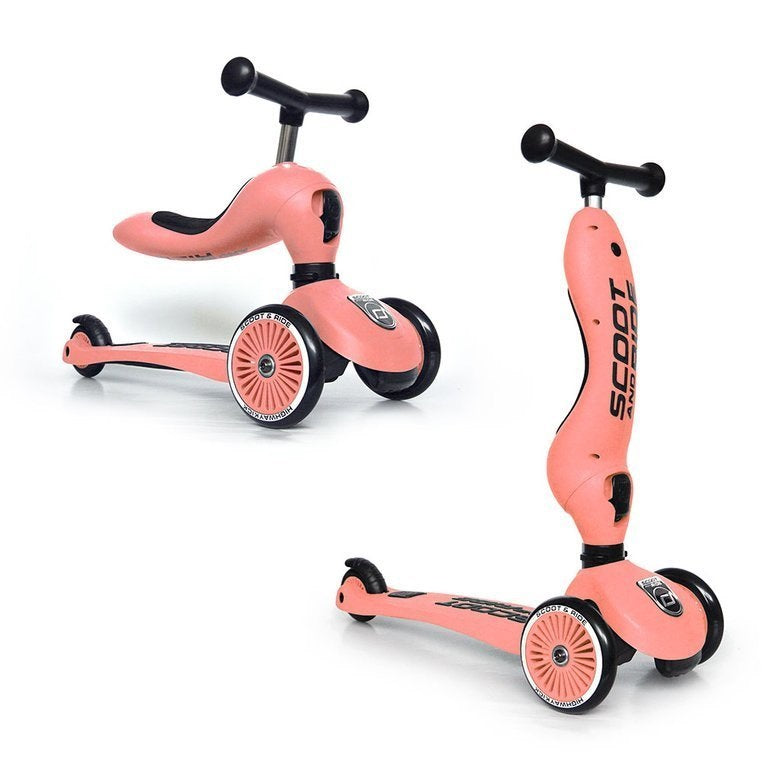 Laufrad und Fahrrad 2in1 Highwaykick  1-5 Jahre - Peach - Tublu.de