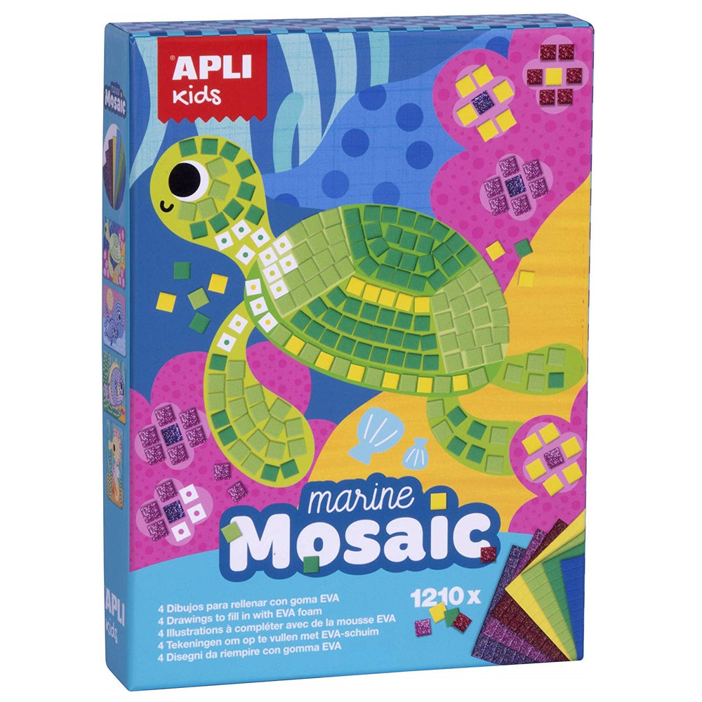 Mosaik-Malset – Seepferdchen