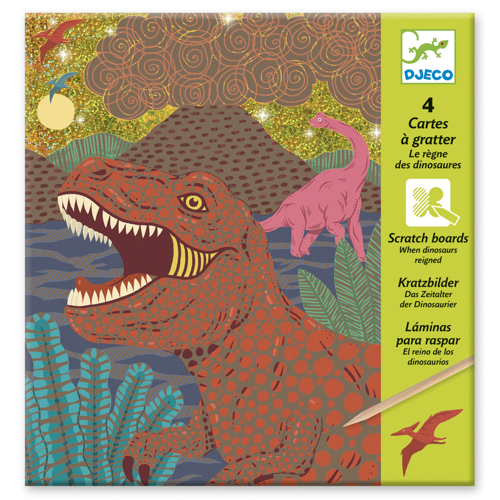 Kratzbild – Dinosaurier - Tublu.de