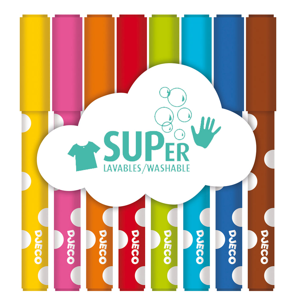 Filzstifte für Kleinkinder - 8 Farben