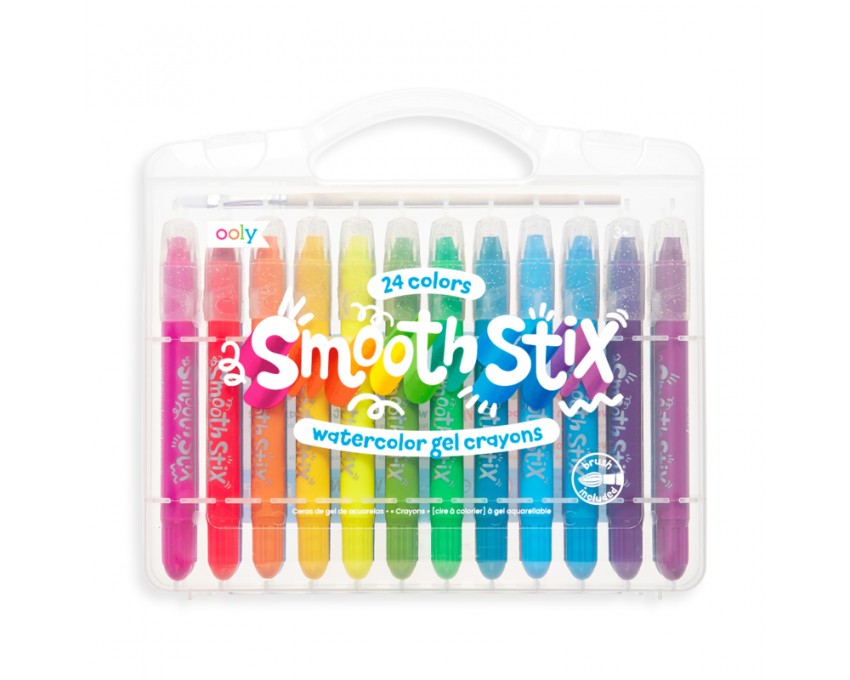Aquarell-Gelstifte – Smooth Stix, 24er-Set