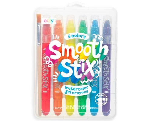 Aquarell-Gelstifte – Smooth Stix, 6er-Set