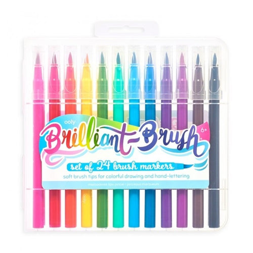 Pinselkopf-Filzstifte – Brilliant Brush, 24er-Set