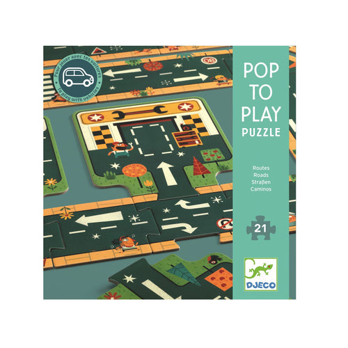 Kartonpuzzle – Straßen - Tublu.de