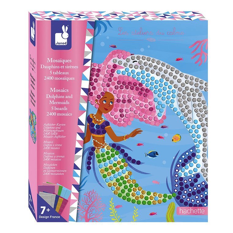 Kreativset Mosaik – Delfine und Meerjungfrauen 7
