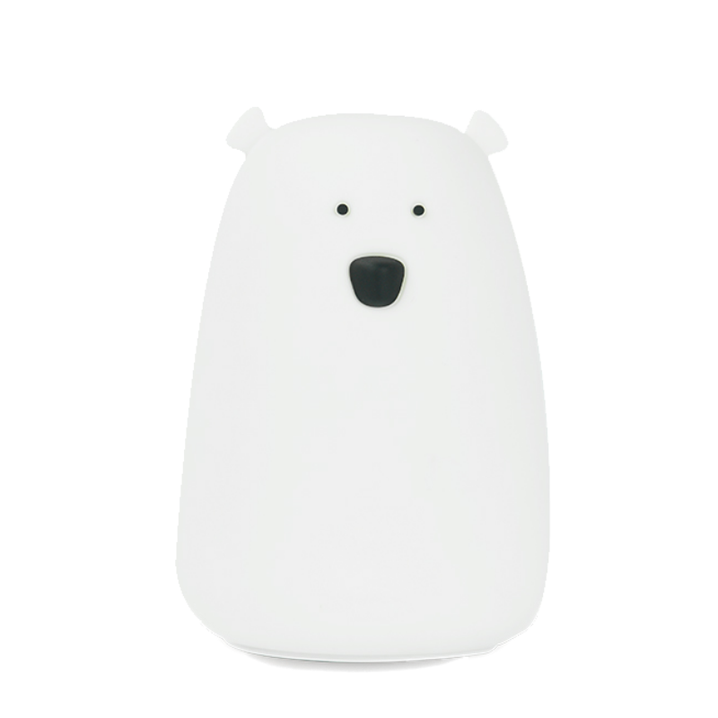 Große Bärenlampe – weiß