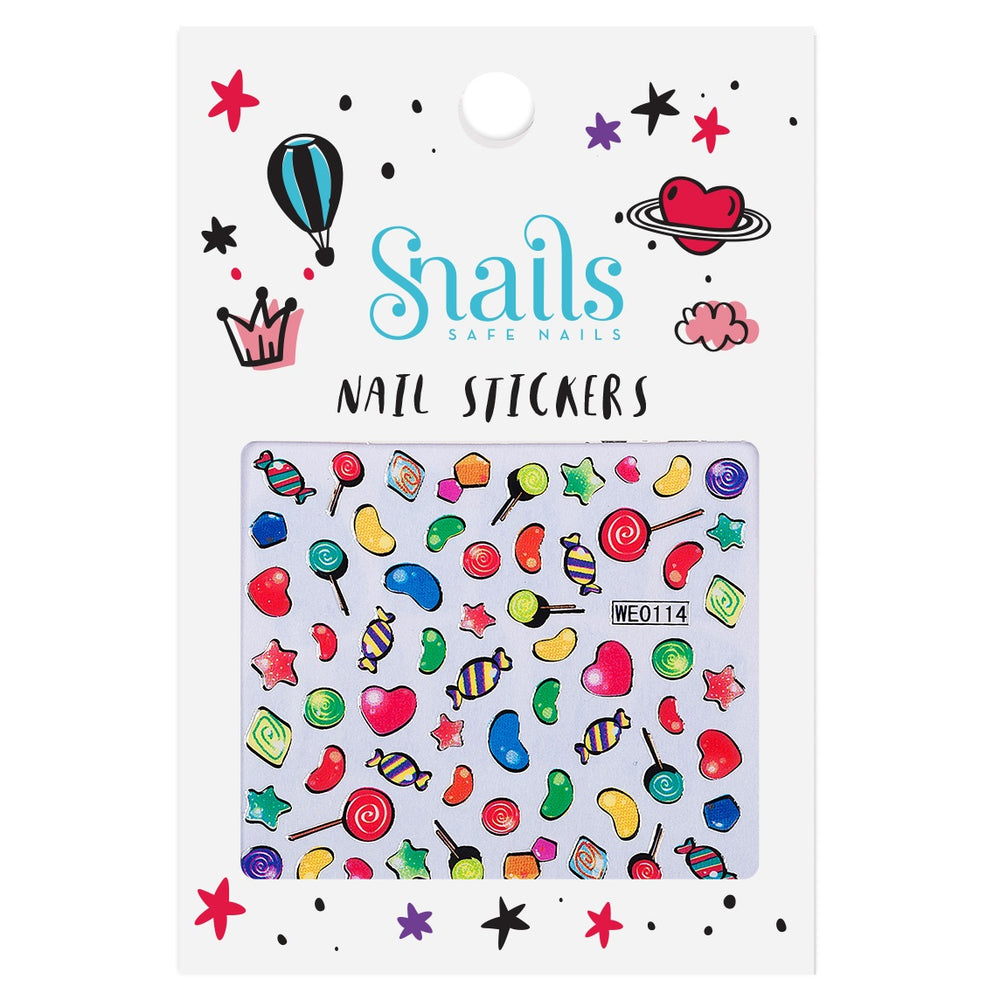 Nagelsticker Kinder - Candy Blast