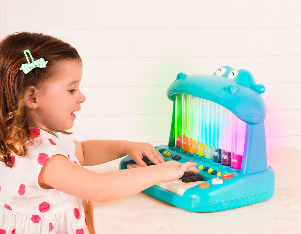 Keyboard mit springenden Vögeln – Hippo Pop Play Piano - Tublu.de