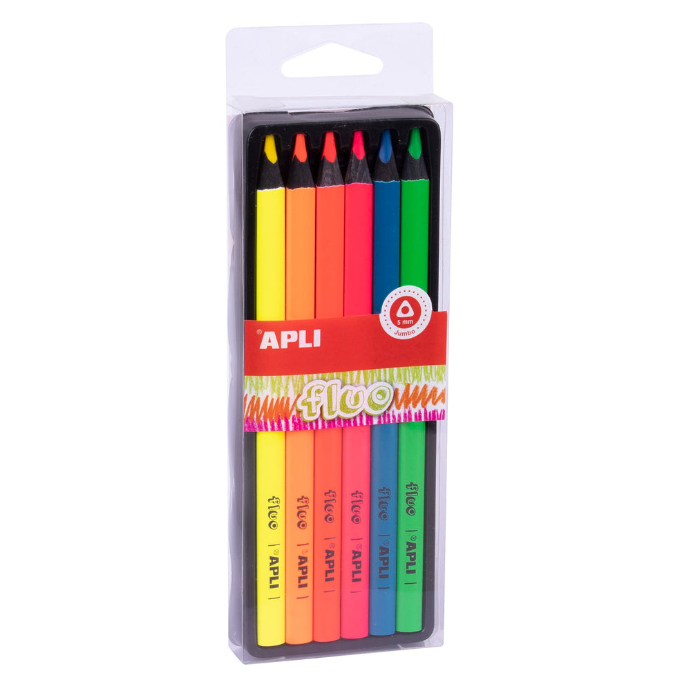 Jumbo-Buntstifte – Fluo