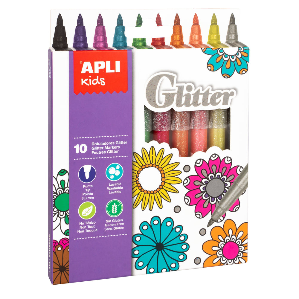Glitzerstifte – 10 Farben