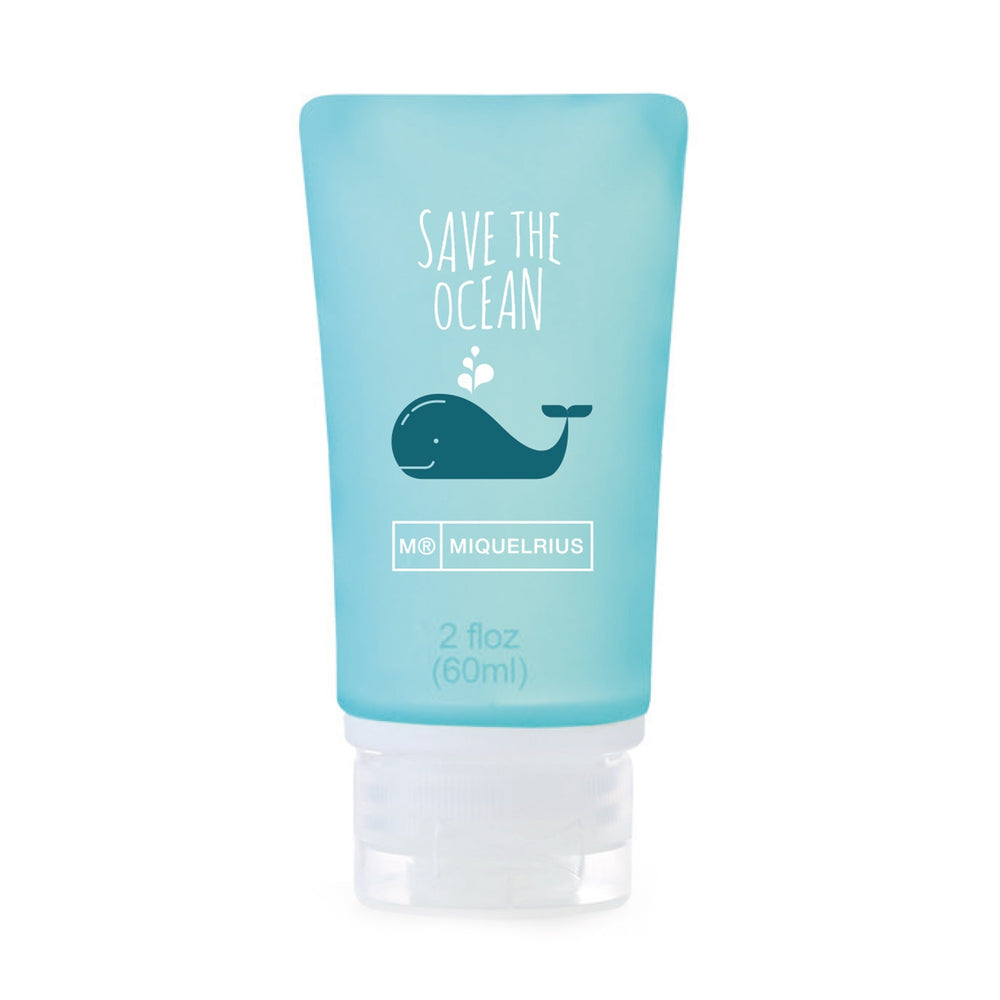 Reise-Behälter Save The Ocean 60 ml – Grün