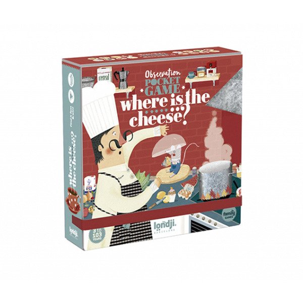 Beobachtungsspiel, Taschenversion – Wo ist der Käse?
