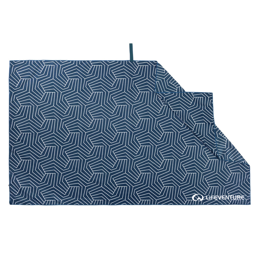 Schnelltrocknendes Handtuch SoftFibre Recycled – Navy 150 x 90 cm