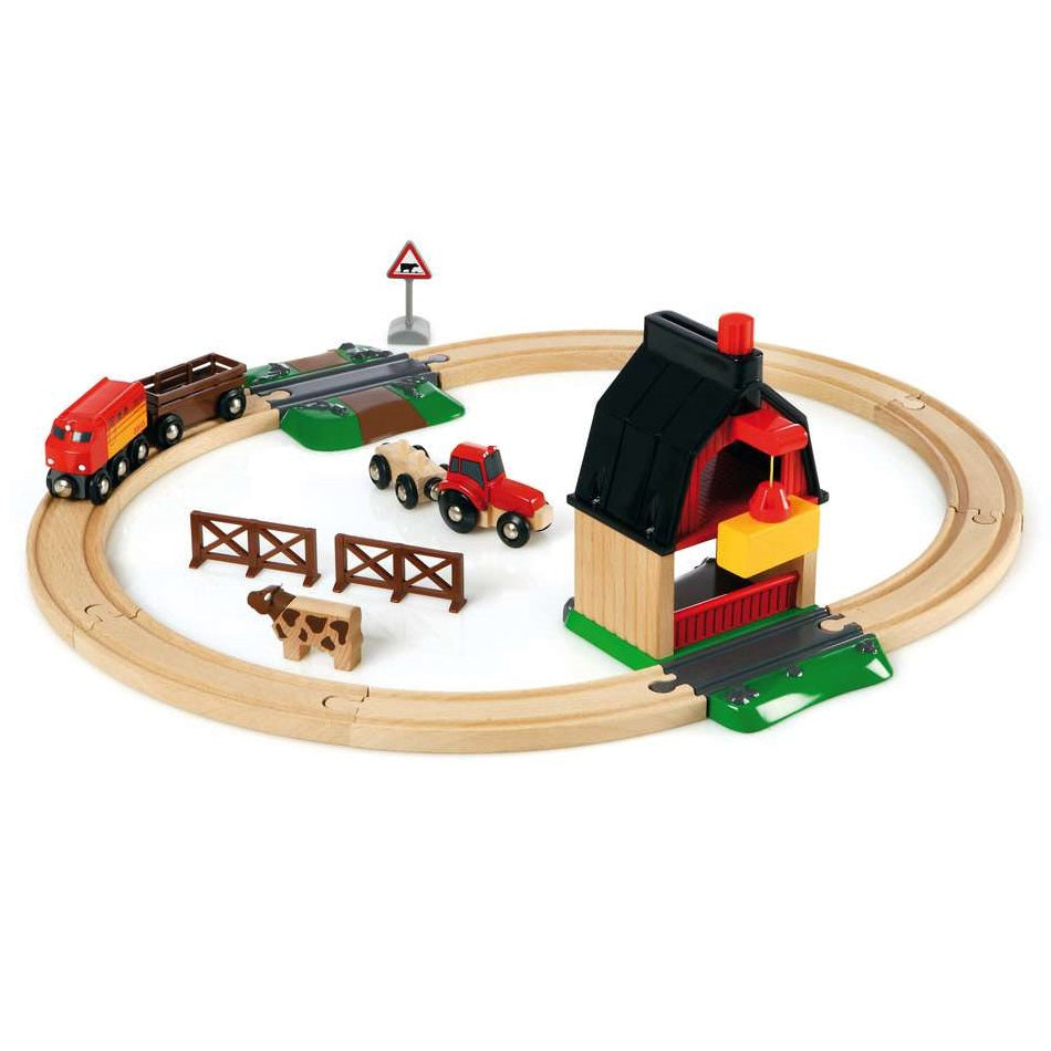 Holzschlitten auf dem Bauernhof