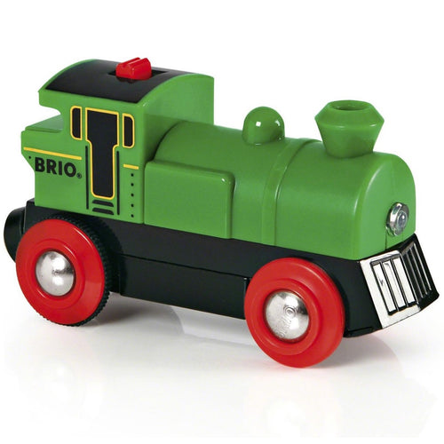 Batteriebetriebene Lokomotive - grün