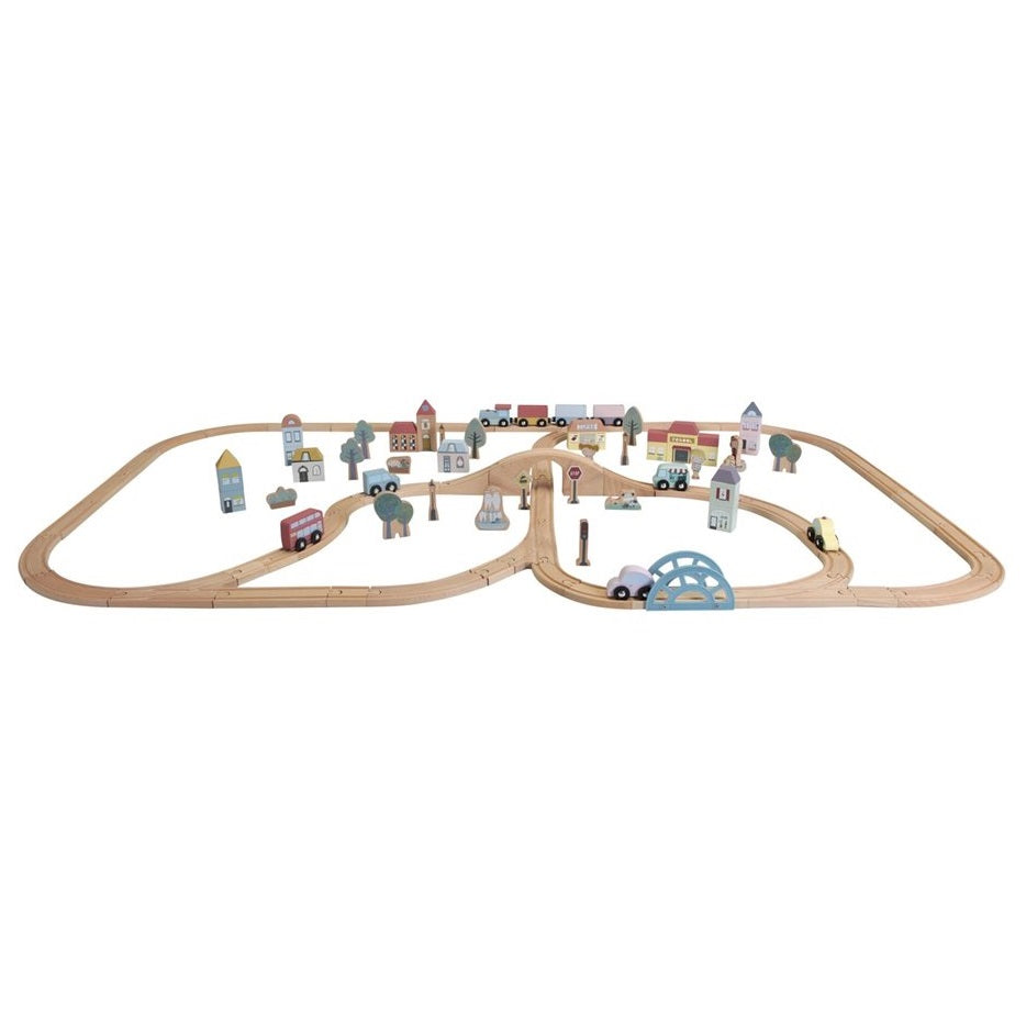 Holzeisenbahn XXL – 107 Teile
