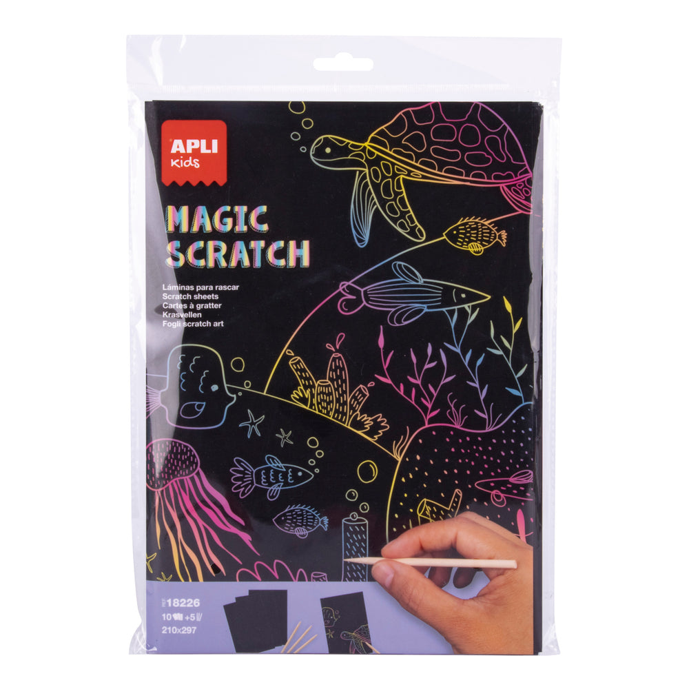 Rubbelbild-Set – Magic Scratch A4
