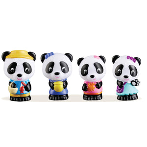 Panda-Bärenfamilie
