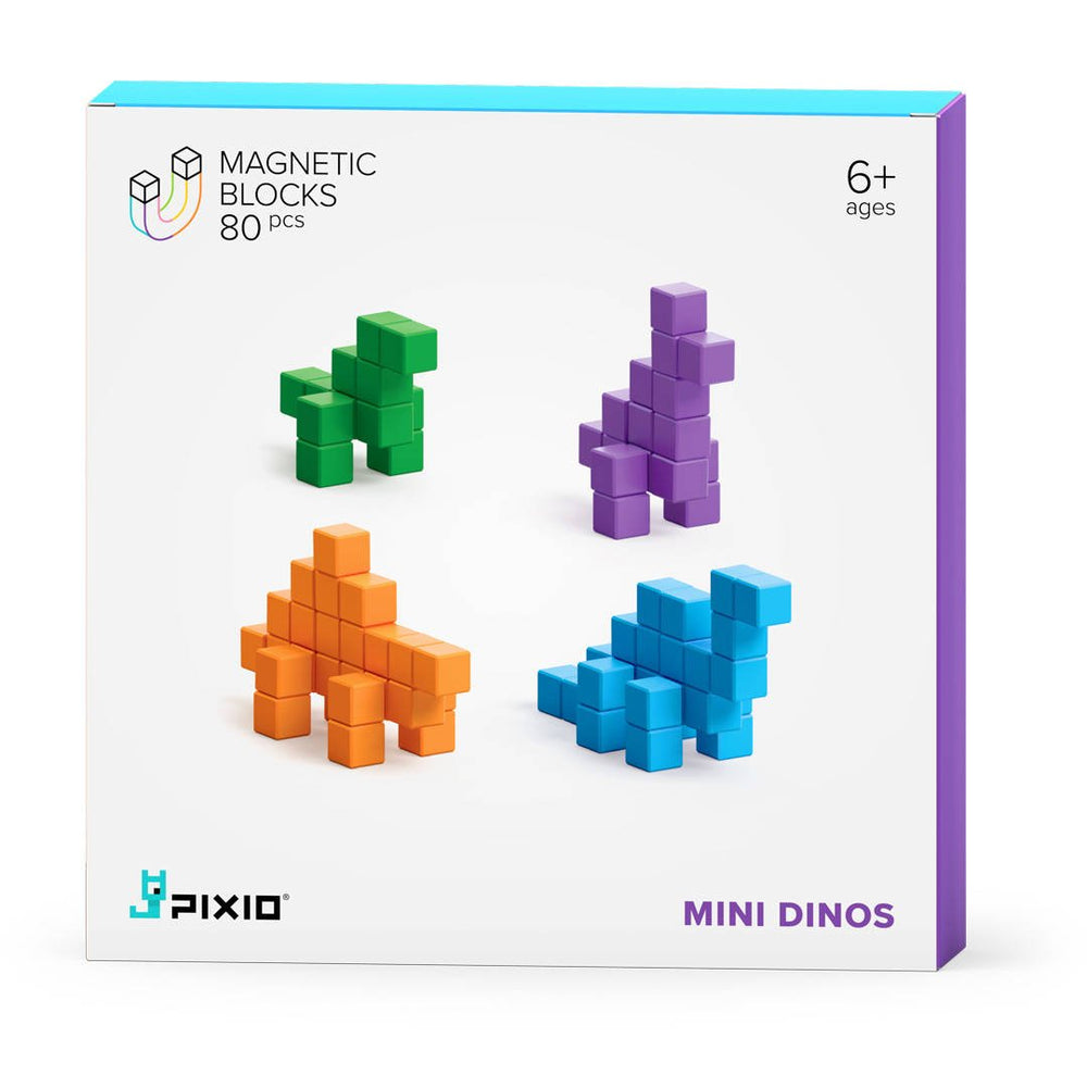 Magnetische Bausteine Mini Dinosaurier