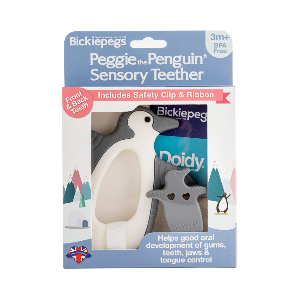 Sensorischer Beißring – Peggie the Penguin