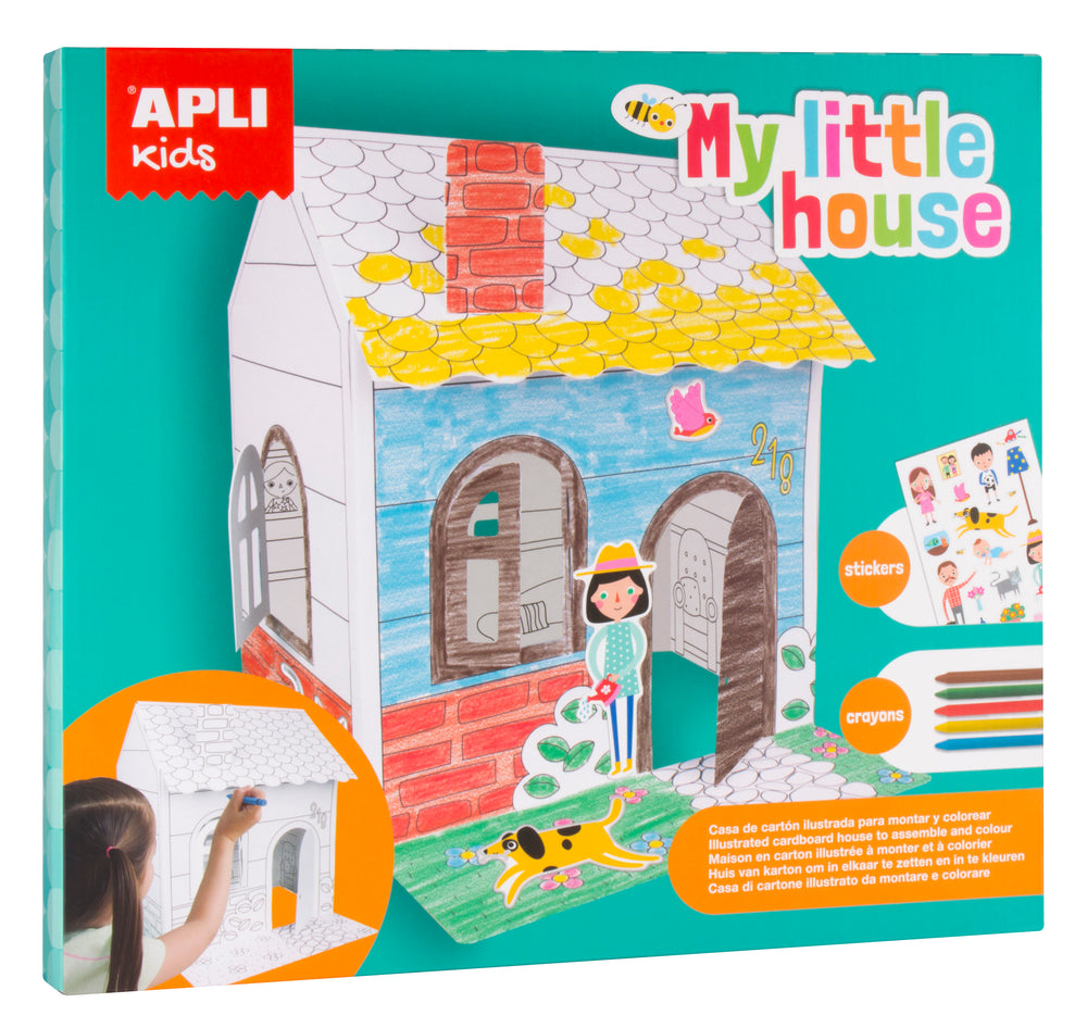 Haus zum Zusammenbauen und Ausmalen – My Little House - Tublu.de