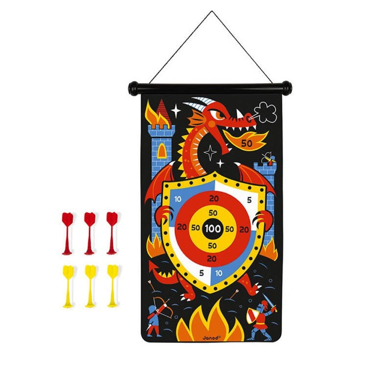 Magnetisches Dartspiel – Drachen