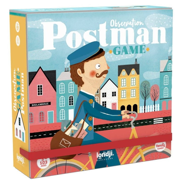 Beobachtungsspiel, Taschenversion – Der Postbote